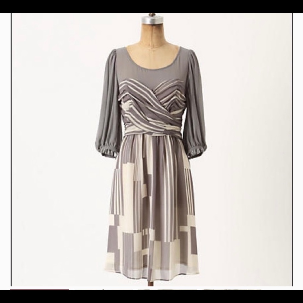 Anthropologie 100% Silk Dress
